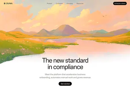 Work project image showing a landing page and automation setup